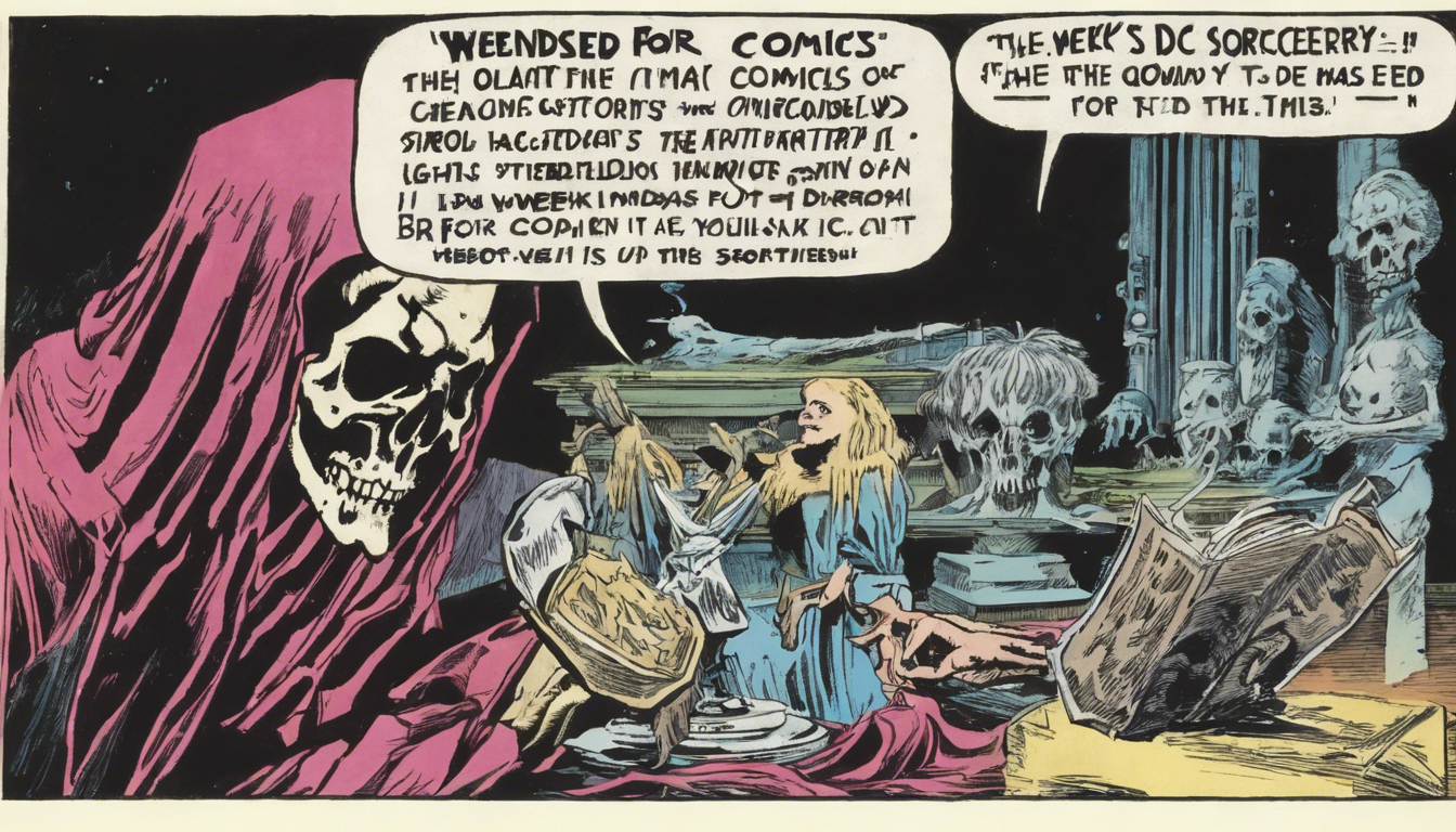 découvrez les bandes dessinées dc de la semaine 2 d'août 1983, avec l'aventure palpitante du crâne du sorcier.