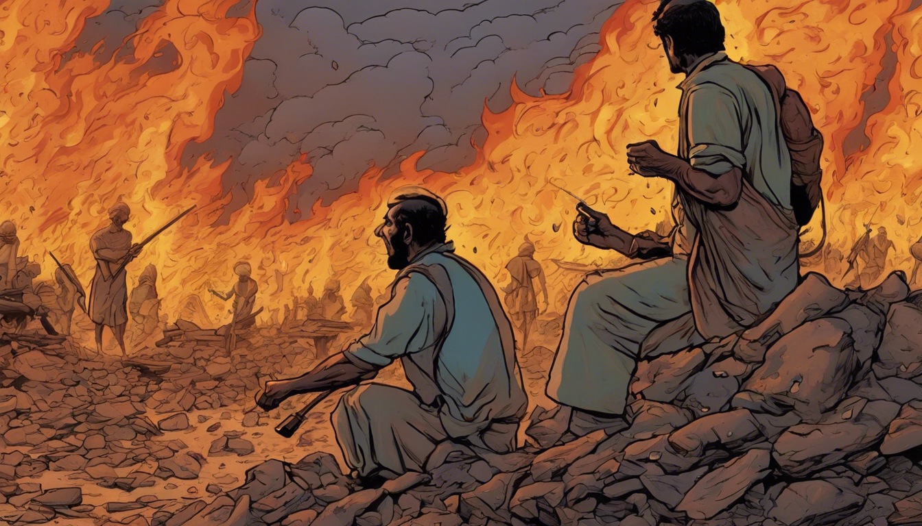 découvrez 'souffler sur les braises', une bande dessinée captivante de joe sacco qui plonge au cœur des violences en inde. à travers un récit poignant et des illustrations frappantes, l'auteur met en lumière les luttes et les injustices de ce pays riche en culture, offrant une réflexion profonde sur la condition humaine.