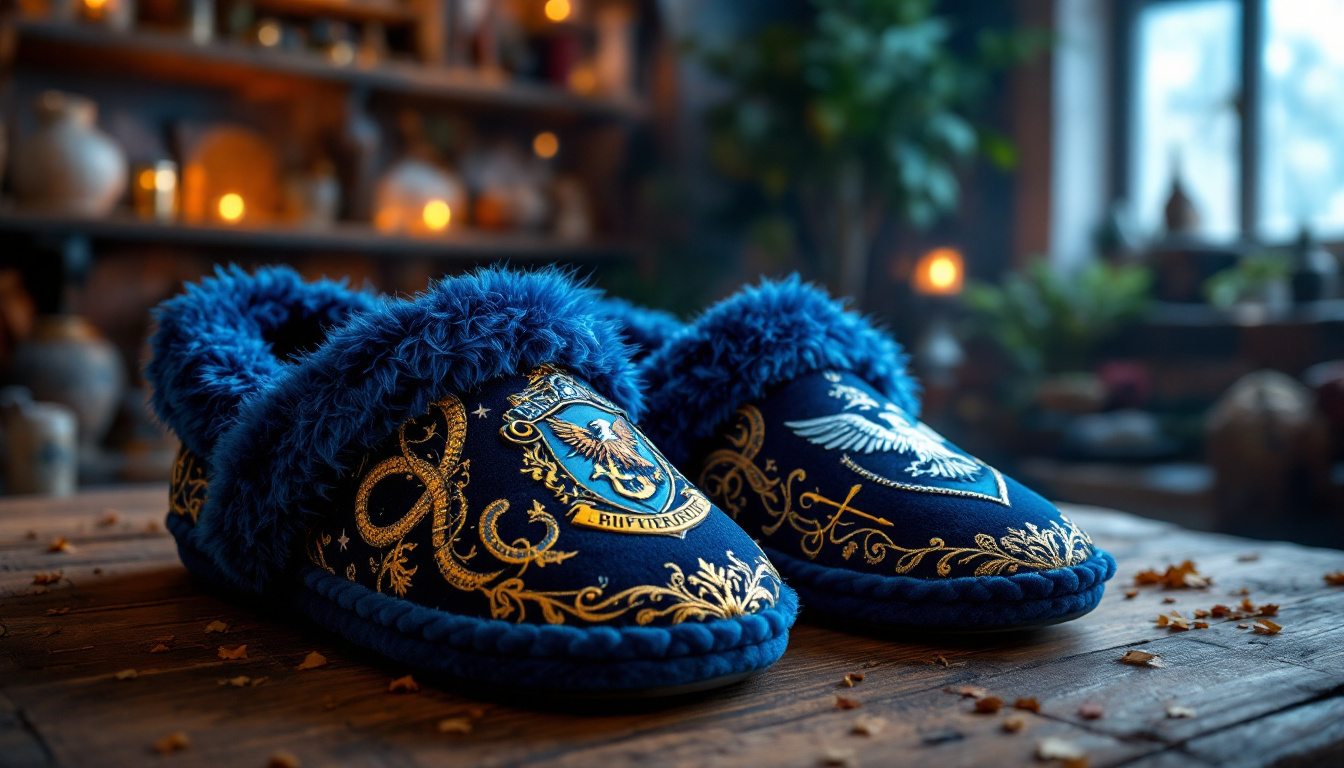 découvrez les chaussons harry potter, spécialement conçus pour offrir un confort magique aux fans de l'univers sorcier. plongez dans un monde enchanteur tout en restant à l'aise à la maison grâce à ces chaussons uniques et stylés.