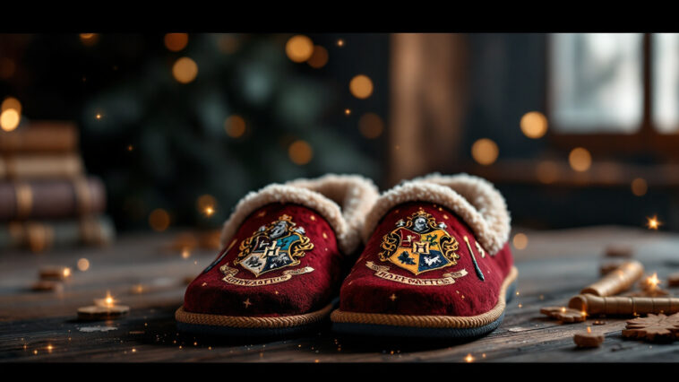 découvrez les chaussons harry potter, alliant confort et style pour tous les fans de la saga. enfilez ces accessoires enchantés pour une expérience chaleureuse et magique à chaque pas. parfaits pour se plonger dans l'univers merveilleux d'harry potter tout en restant cosy à la maison.