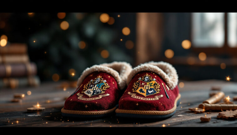 découvrez les chaussons harry potter, alliant confort et style pour tous les fans de la saga. enfilez ces accessoires enchantés pour une expérience chaleureuse et magique à chaque pas. parfaits pour se plonger dans l'univers merveilleux d'harry potter tout en restant cosy à la maison.