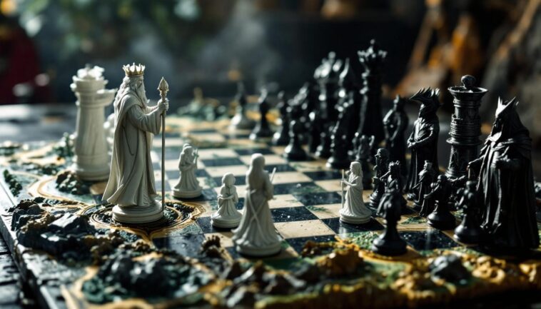 découvrez l'univers fascinant du jeu d'échecs à thème seigneur des anneaux. plongez dans des stratégies captivantes inspirées des personnages emblématiques de tolkien et revivez les batailles épiques dans chaque partie. que vous soyez novice ou expert, cette version unique du classique jeu d'échecs vous offre une expérience inoubliable.
