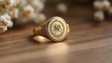 découvrez la chevalière personnalisée, un bijou unique qui célèbre votre histoire et vos souvenirs. exprimez votre identité à travers un design élégant et sur mesure, parfait pour marquer une occasion spéciale ou simplement pour vous faire plaisir.