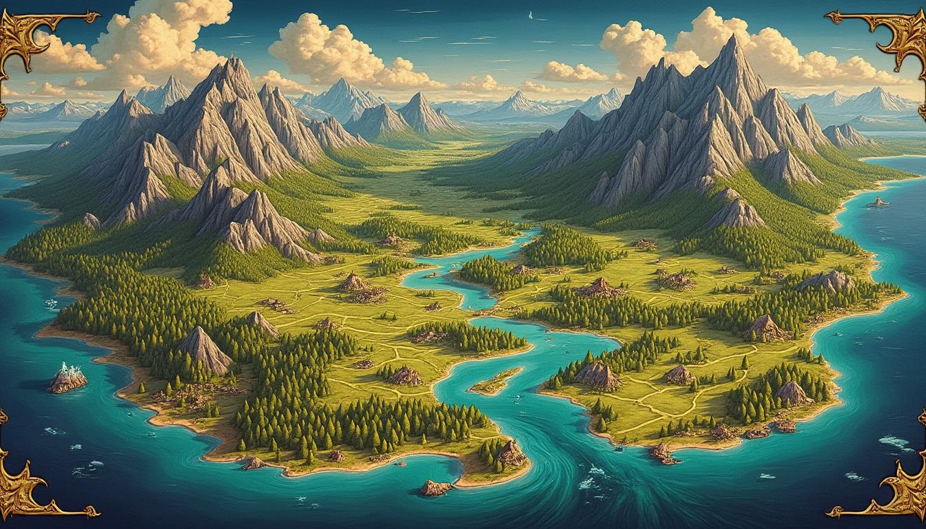 découvrez comment concevoir une carte de monde imaginaire réaliste et originale. impressionnez vos camarades grâce à des astuces et conseils pour donner vie à vos propres univers fantastiques.