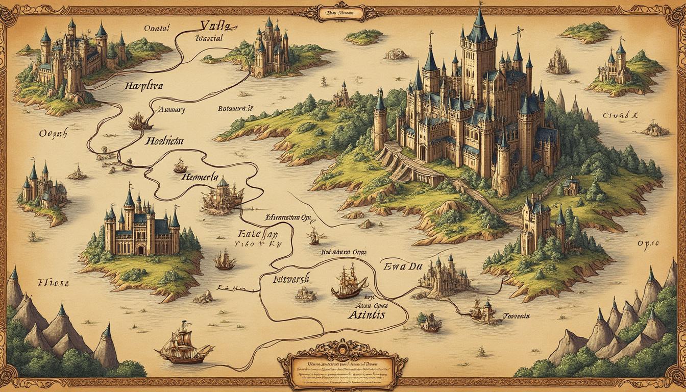découvrez comment créer facilement une carte de monde imaginaire réaliste et captivante pour impressionner vos camarades lors de vos jeux de rôle ou projets d'écriture.