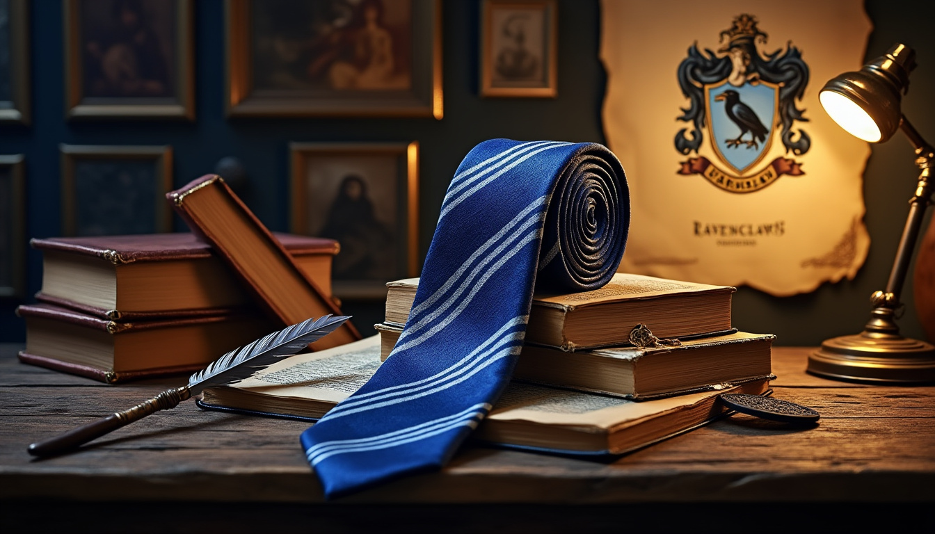 plongez dans l'univers de serdaigle et explorez l'histoire fascinante ainsi que la signification profonde de la cravate emblématique de cette maison de poudlard. idéal pour les fans de harry potter !