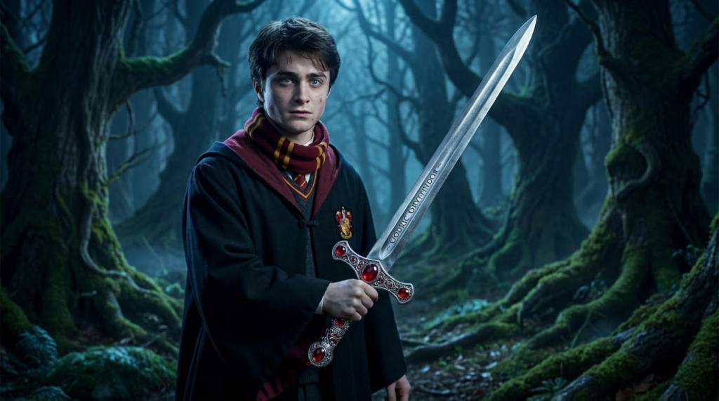 découvrez l’épée de gryffondor, l’arme magique légendaire réservée aux vrais héros de poudlard, symbole de bravoure et de courage dans l’univers d’harry potter.