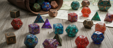 Les différents types de dés pour JDR