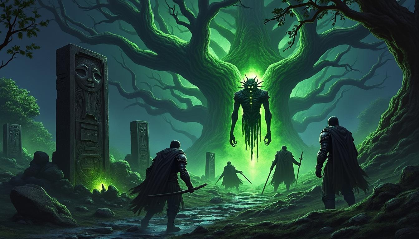 plongez dans symbaroum, un univers de fantasy sombre où les artefacts anciens détournent la destinée des héros. découvrez une aventure épique empreinte de mystères et de corruption.