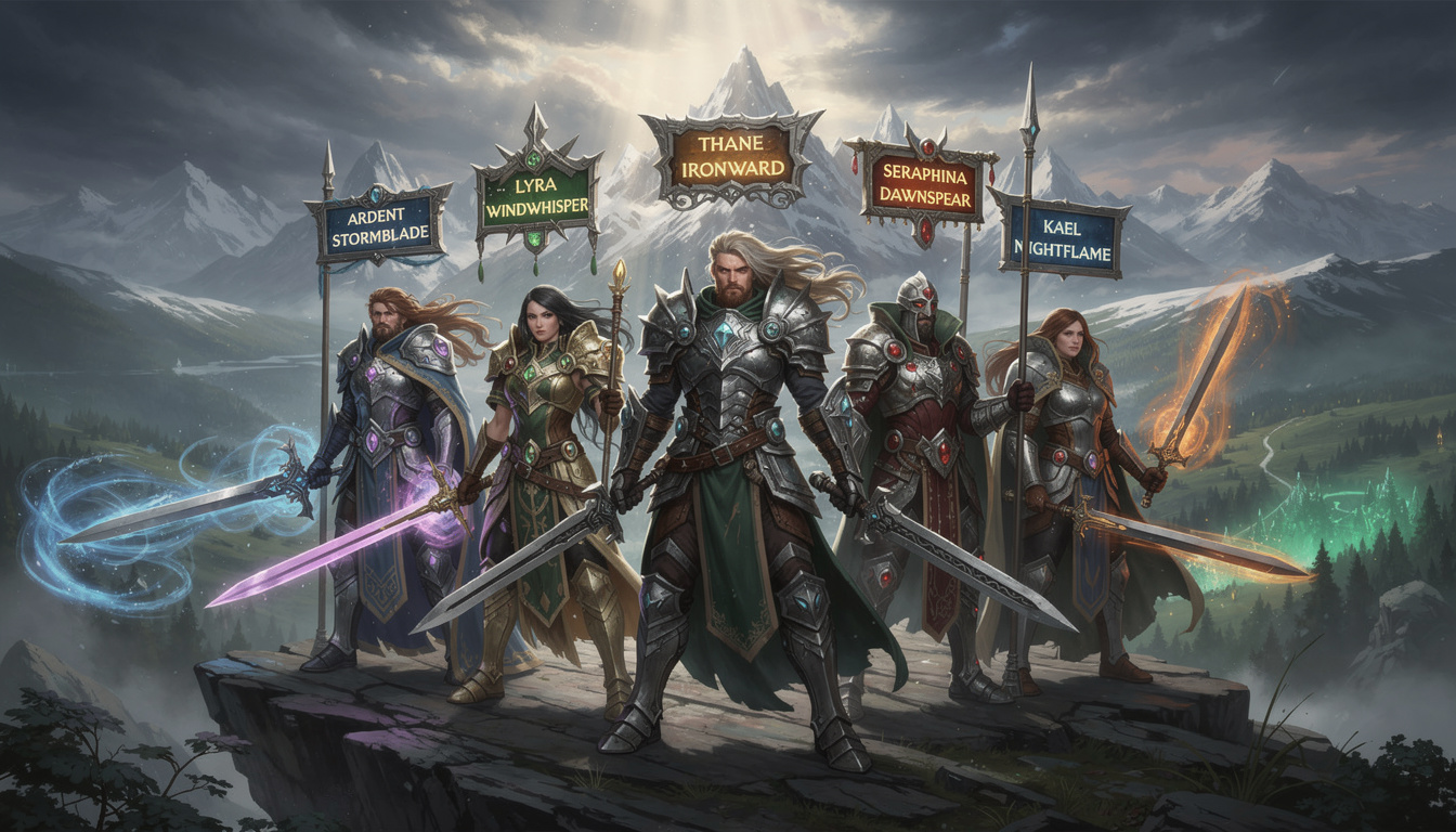 découvrez comment choisir un nom de personnage héroïque mémorable et adapté pour vos parties de jeu de rôle, afin d'incarner pleinement votre héros.