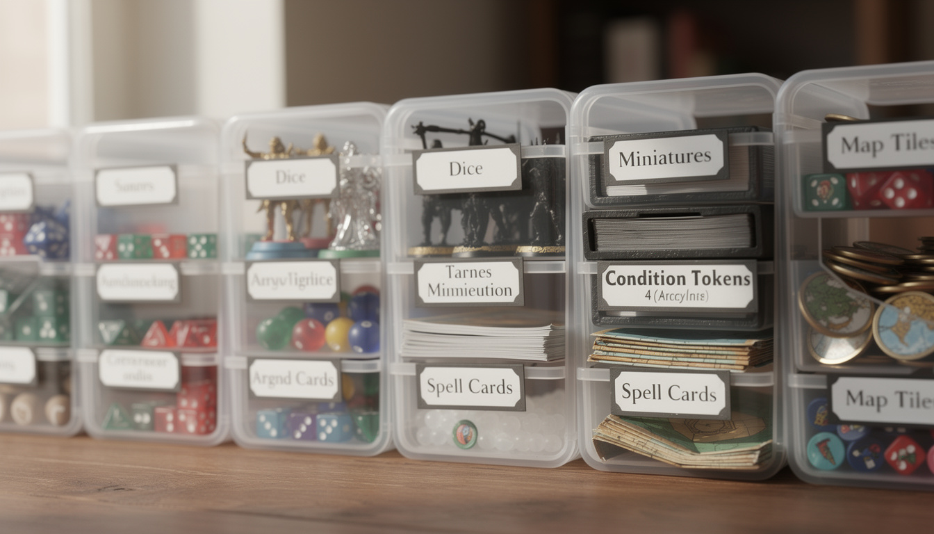 découvrez des astuces pratiques pour organiser et ranger efficacement votre matériel de jeu de rôle (jdr) afin de gagner du temps et préserver vos accessoires.