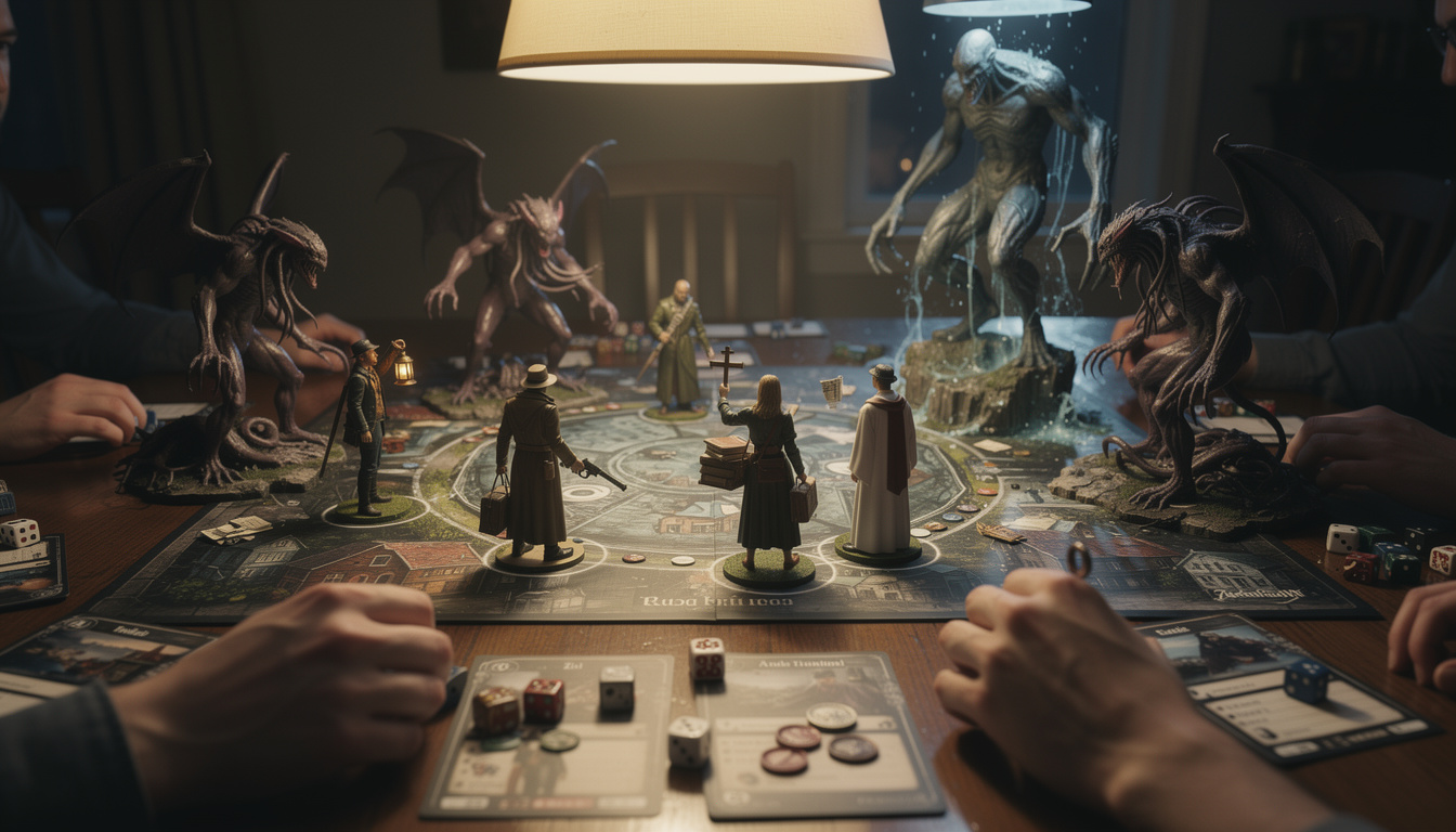 découvrez arkham horror, le nouveau jeu de rôle captivant qui plonge les joueurs dans un univers sombre et mystérieux. vivez des aventures palpitantes et enquêtez sur des horreurs indicibles.