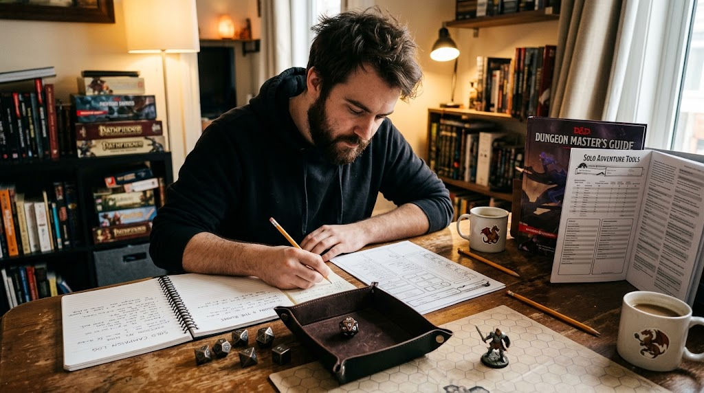 Les accessoires JDR essentiels pour jouer solo sans galérer