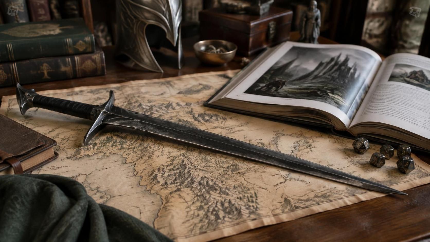 découvrez l’histoire des armes inspirées de tolkien dans les jeux de rôle, de leur héritage légendaire à leur évolution autour des tables de jeu.